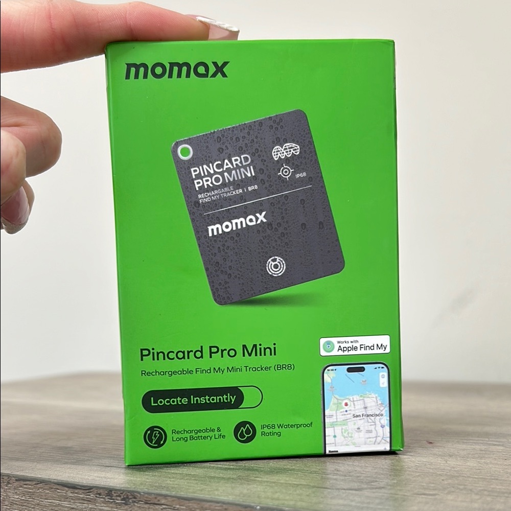 Moma Pincard Pro Mini Rechargeable Tracker - Black